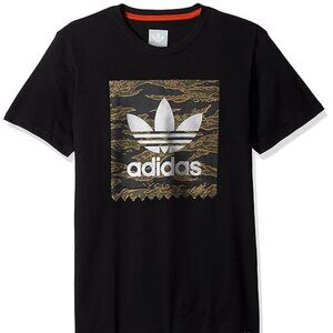 Adidas Trefoil Camouflage BB T Shirt Mens Black Short Sleeve‎ MEDIUM